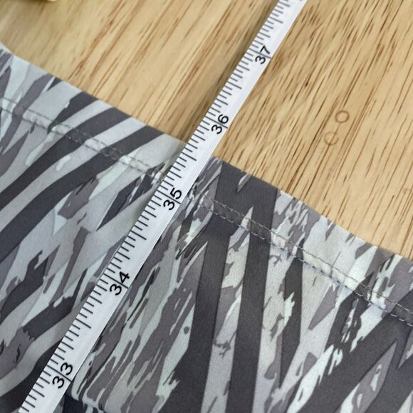 NWT Smartwool‎ Merino Wool Sport Short Sleeve Dress Womens Small Gray Zig Zag - Picture 7 of 13